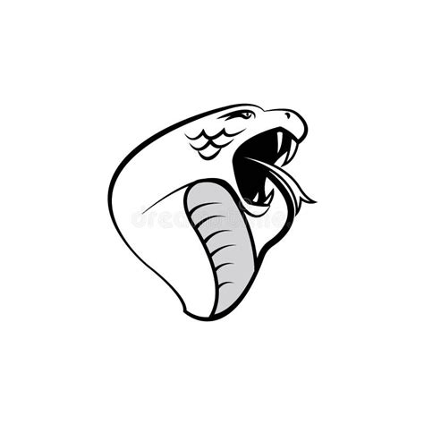 Snake Head Icon Logo Vector Design Template Stock Vector Illustration