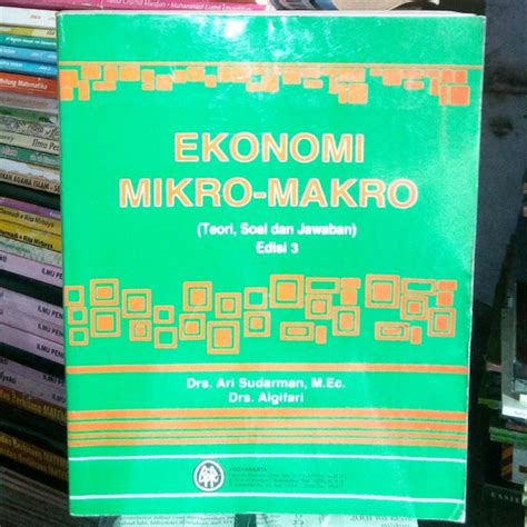 Jual Buku Original Ekonomi Mikro Makro Teori Soal Dan Jawaban Edisi