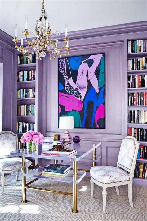 The Beauty Of The Lilac Color In The Real Life Glam Living Room Bold