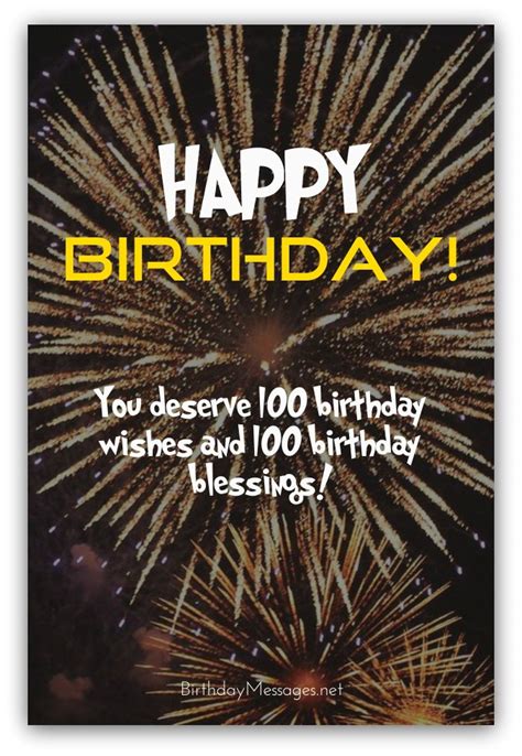 Happy Birthday Wishes For 100 Year Old Birthday Messages