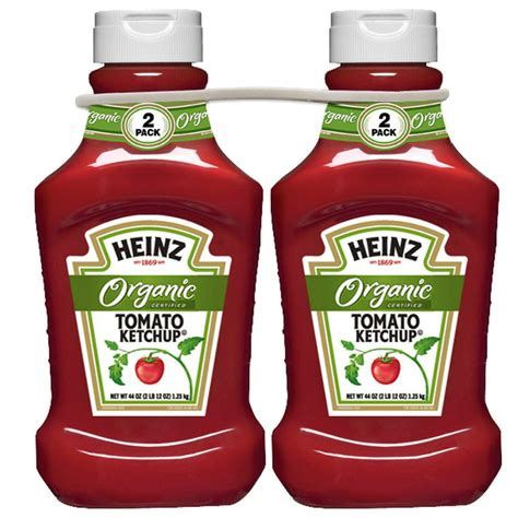 Product Of Heinz Organic Tomato Ketchup 2 Pk 44 Oz