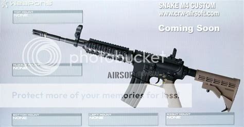 Crw Airsoft Snake M4 Airsoft News Arniesairsoft Forums