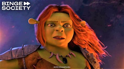 Shrek Forever After Warrior Fiona And Waffle Hole Cartoon For Kids