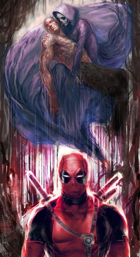 Deadpool And Mistress Death Art