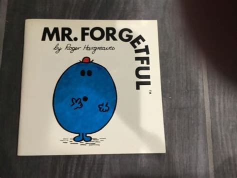 Vintage Roger Hargreaves Mr Forgetful Paperback Book Ebay