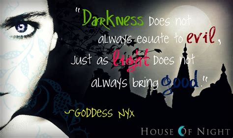 Goddess Nyx Qoute House Of Night Pinterest Poem
