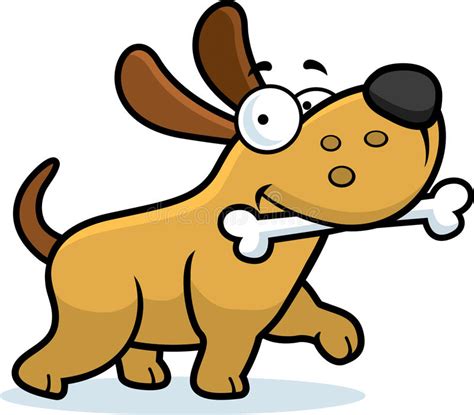 Cartoon Dog Bone Stock Vector Illustration Of