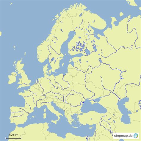 Stepmap Europa Physisch Landkarte F R Deutschland