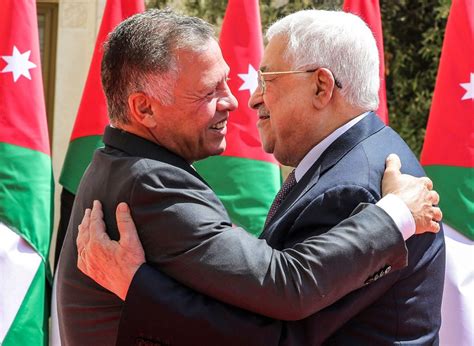 In Pictures Palestinian President Mahmoud Abbas Meets With King Abdullah Ii Of Jordan At