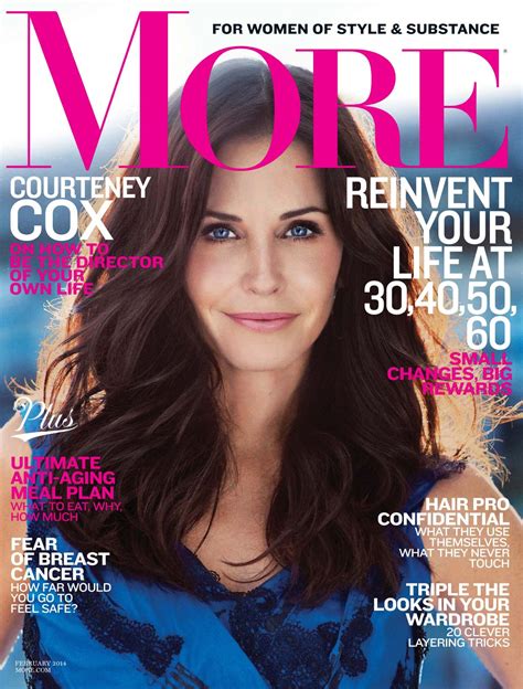 Courtney Cox In More Magazine February 2014 Issue Hawtcelebs