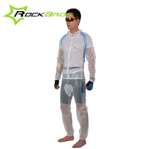 Full Season Rockbros Waterproof Bicycle Rain Suit Windproof Rain Coat