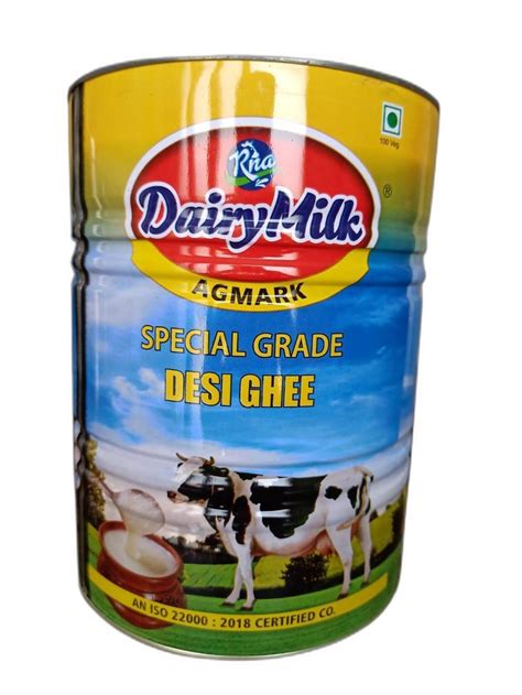 dairy milk agmark desi ghee tin 5 litre at rs 1925 kg jal mahal road jaipur id 23110519762