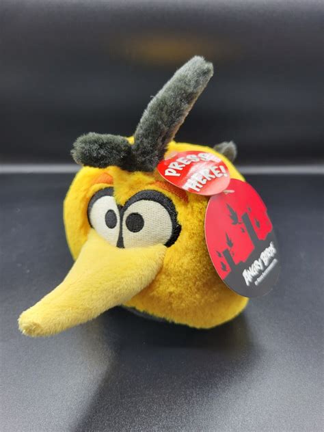 Angry Birds Plush Bubbles Yellow 5 No Sound Nwt Orange Bird Toy Ebay