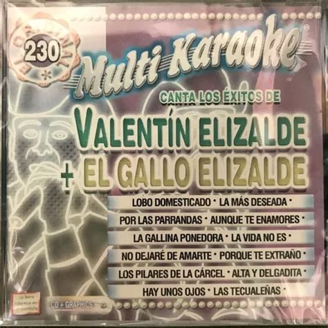 Disco Compacto Karaoke Valentín Elizalde Mercadolibre