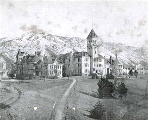 Old Main Building Circa 1910 Utah State University Historical Photo