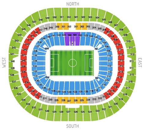 Wembley Stadium Seating Plan Images And Photos Finder