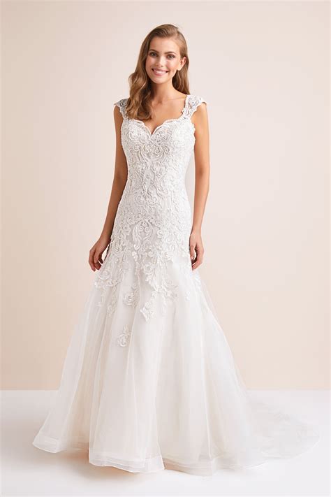 Wedding dresses └ wedding & formal occasion └ specialty clothing, shoes & accessories └ clothes, shoes & accessories all categories antiques art baby books, comics & magazines business, office & industrial cameras wedding dress accessories cap sleeves lace bridal shoulder straps. Tulle Cap Sleeve Mermaid Wedding Dress-wg3911