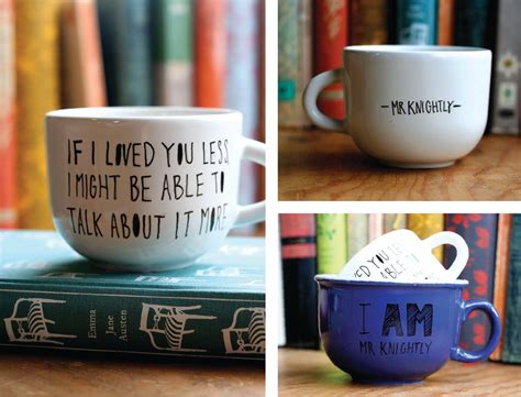 Sarah Fritzler Diy Literary Quote Mugs Diy Mugs Mugs Book Crafts