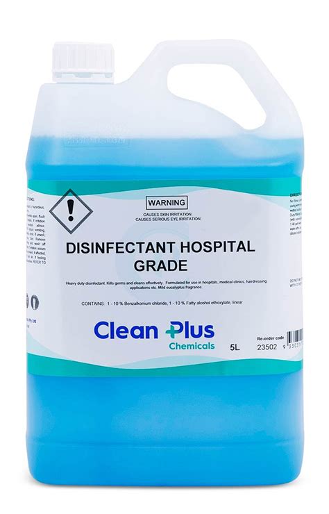 Disinfectant Hospital Grade Clean Plus Chemicals