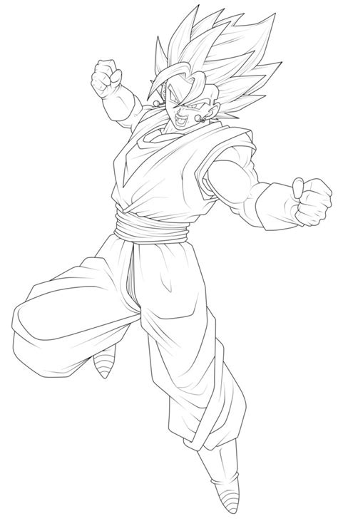 You can now print this beautiful dragon ball cartoon gogeta coloring page coloring page or color online for free. Super Saiyan Blue Vegeta - Free Coloring Pages