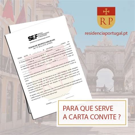 Carta Convite Para Portugal