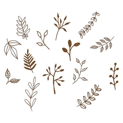 Hand Drawn Branches Vector Art Png Hand Drawn Branches Collection