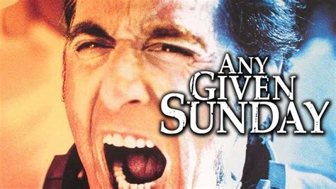 Any given sunday is a 1999 film, starring (among others) al pacino, cameron diaz, dennis quaid, ll cool j, and jamie foxx. Any Given Sunday -- Movie Review #JPMN - YouTube