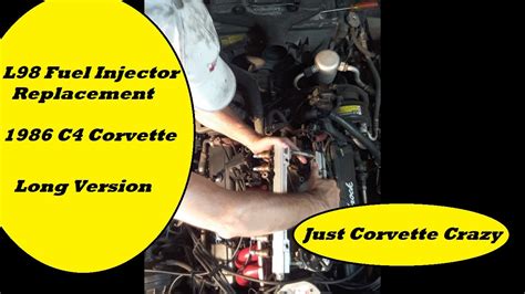C4 Corvette L98 New Fuel Injectors Install Youtube