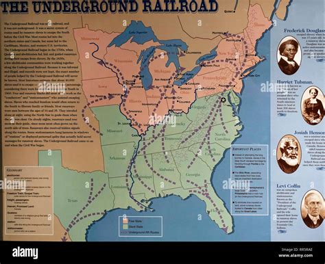 Underground Railroad Map Activity