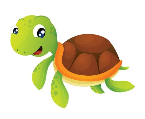 Premium Vector Turtle Cartoon Clipart Vector Illustration The Best