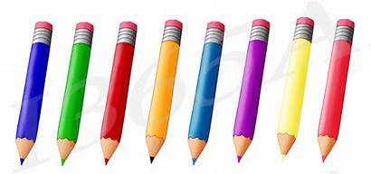 Pencils Colored Clipart Clip Clipartmag