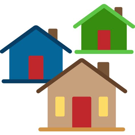 Housing Free Buildings Icons