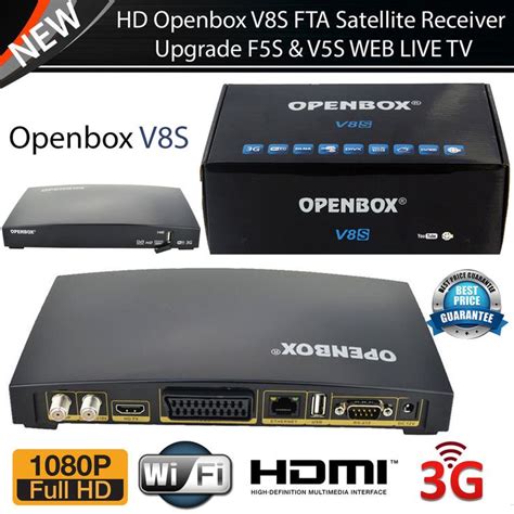 Genuine Openbox V8s Full Hd Digital Freesat Pvr Hd Tv Satellite