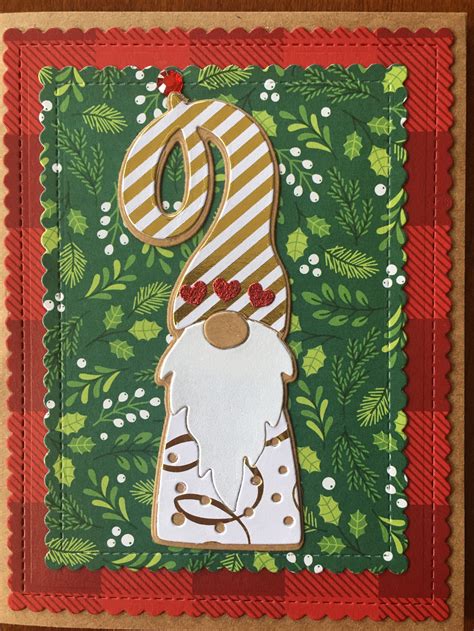 Our printable and ecard christmas cards make card sending an affordable tradition. SSS Gnome | Cards handmade, Christmas gnome, Gnomes