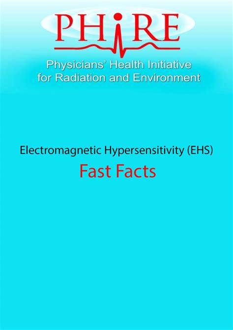 Pdfs For Electromagnetic Hypersensitivity Phire Medical