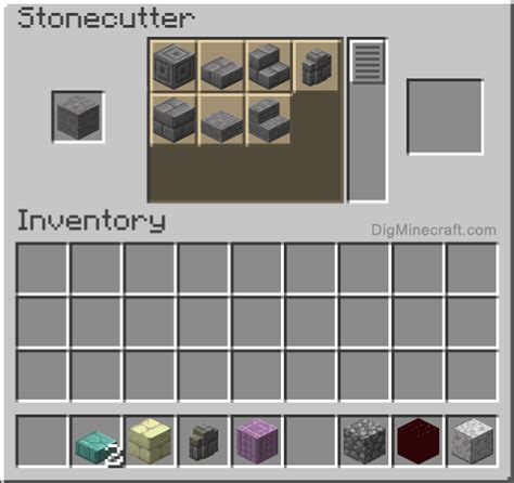 It adds 16 stone cutter recipes there's list of it: Stonecutter Recipe In Minecraft : Github Budak7273 ...