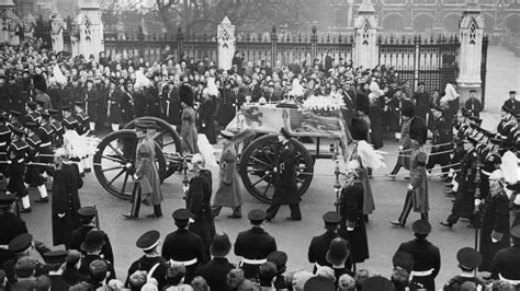The 1952 State Funeral Of King George Vi Queen Elizabeth Iis Father Itv News