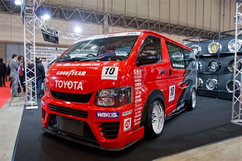 The toyota hiace is a van designed to handle light to medium commercial needs. Tokyo Auto Salon 2014: Total Coverage (w/video) - Import Tuner