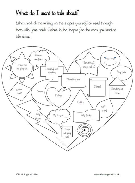 Mental Health Art Therapy Worksheets