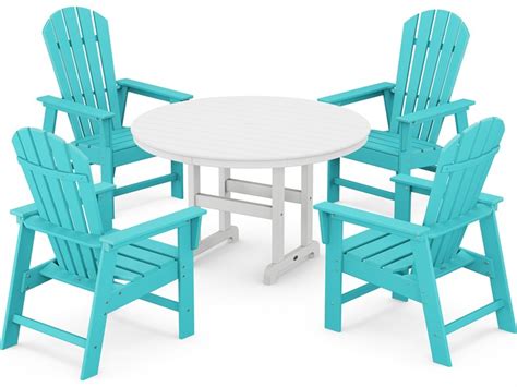 Polywood South Beach Recycled Plastic 5 Piece Dining Set Pws108 1