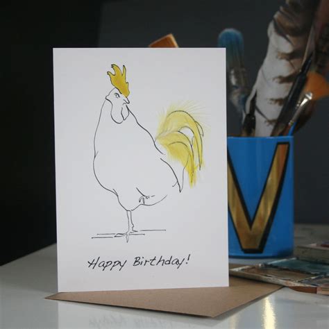 Happy Birthday Oh Sir Cockerel Cards Happy Birthday Cards Happy