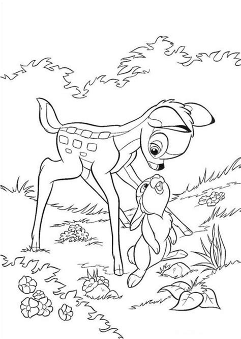 Free Printable Bambi Coloring Pages For Kids Disney Coloring Pages