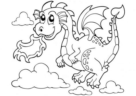 Cute Dragon Coloring Pages Printable Coloring Pages Dragon Coloring