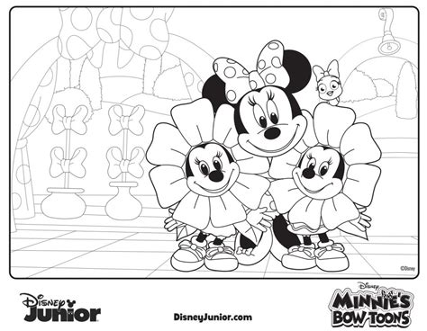 Minnie Bowtique Coloring Pages Coloring Pages