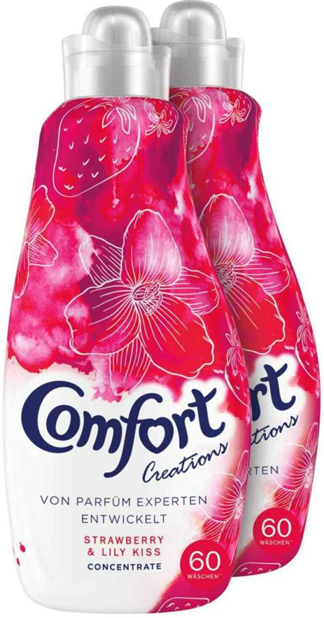 Profital Comfort Concentrate Assouplissant Strawberry And Lily Kiss 2 X 60 Lessives 675 Chf