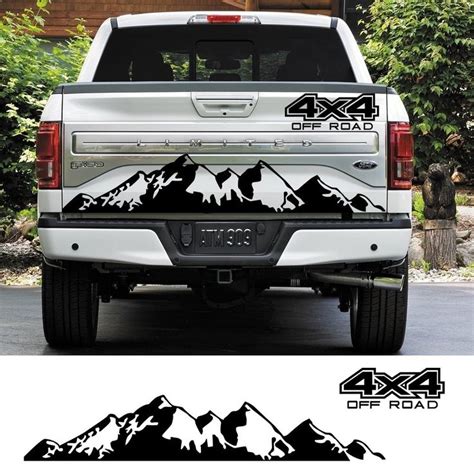 Car Sticker 4x4 Off Road Graphic Vinyl Decal For Ford Ranger Raptor