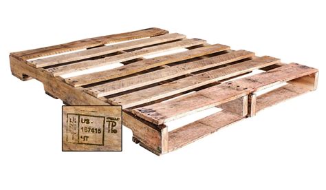 48 X 40 Recycled Heat Treated Wood Pallet Grade B Fathias Pallets Corp