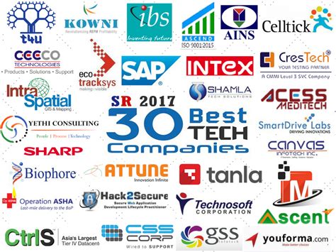 30 Best Tech Companies 2017 Tech Companies Lab Tech Best