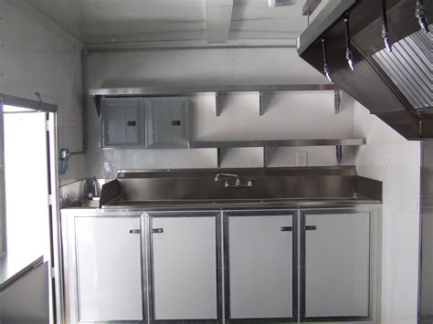 Like new 2020 28 foot cargo trailer. INTERIOR VIEW & CONCESSION EQUIPMENT | Advanced Concession ...