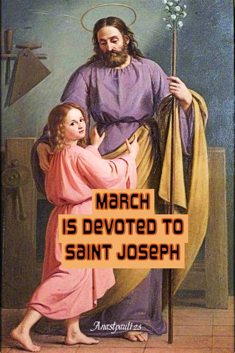 Devotion For March St Joseph Anastpaul